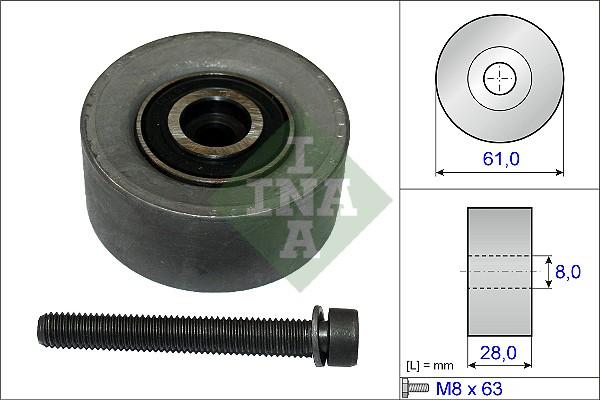 INA 532 0472 10 - Styrrulle, kuggrem xdelar.se