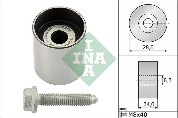 INA 532 0197 10 - Styrrulle, kuggrem xdelar.se