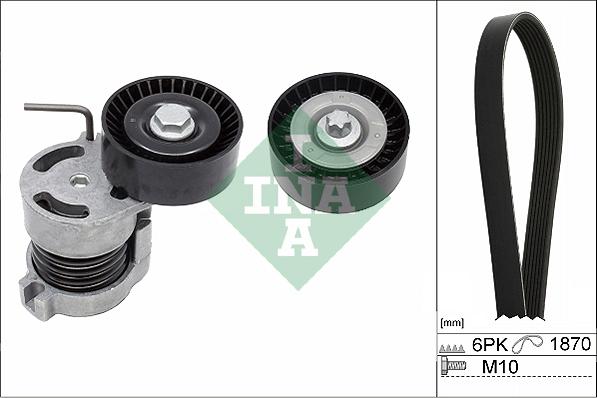 INA 529 0044 10 - Flerspårsremssats xdelar.se