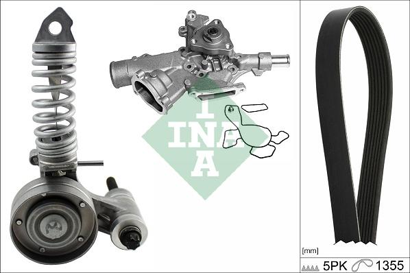 INA 529 0297 30 - Vattenpump + spårremssats xdelar.se