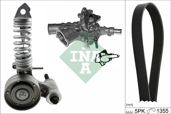 INA 529 0297 31 - Vattenpump + spårremssats xdelar.se