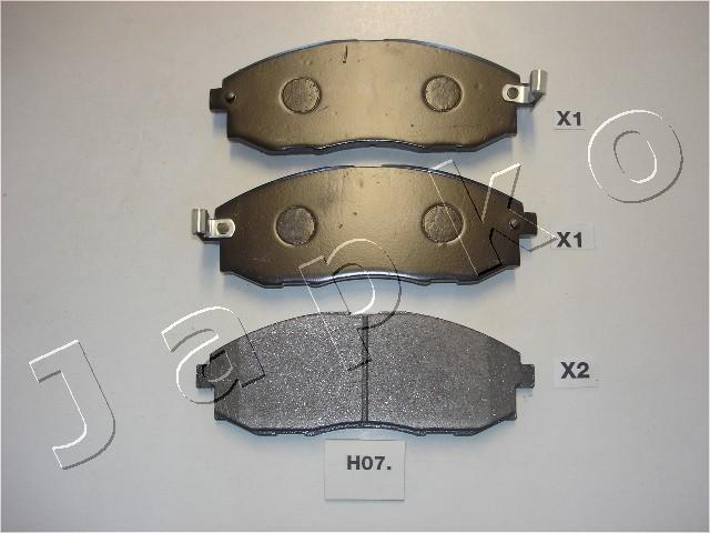 Japko 50H07 - Bromsbeläggssats, skivbroms xdelar.se