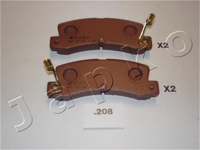 Japko 51208 - Bromsbeläggssats, skivbroms xdelar.se
