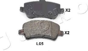 Japko 51L05 - Bromsbeläggssats, skivbroms xdelar.se