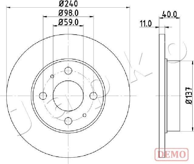 Samko F2081P - Bromsskiva xdelar.se