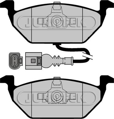 TRUPART DP11398RS - Bromsbeläggssats, skivbroms xdelar.se