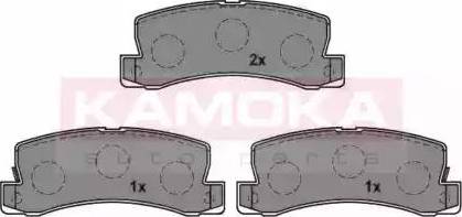 Kamoka 101956 - Bromsbeläggssats, skivbroms xdelar.se