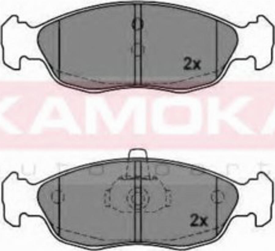 Kamoka 1012336 - Bromsbeläggssats, skivbroms xdelar.se