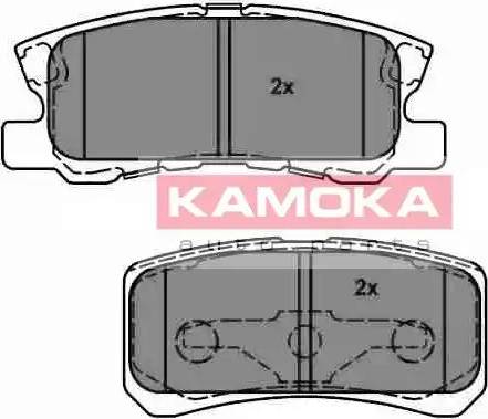 Kamoka JQ1013810 - Bromsbeläggssats, skivbroms xdelar.se