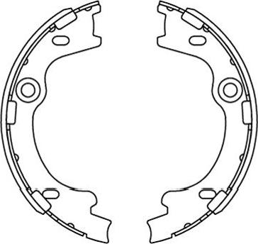 Kavo Parts KBS-3414 - Bromsbackar, sats xdelar.se