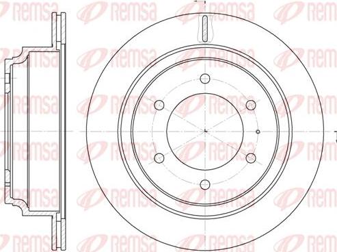 Delphi BG3353 - Bromsskiva xdelar.se