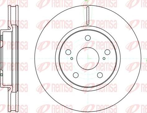 Denckermann B130546 - Bromsskiva xdelar.se