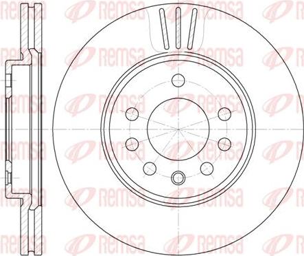 Febi Bilstein 10745 - Bromsskiva xdelar.se