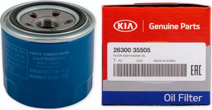 KIA S2630035505 - Oljefilter xdelar.se