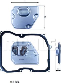 KNECHT HX 169KIT - Hydraulikfilter, automatväxel xdelar.se