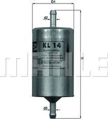 KNECHT KL 14 - Bränslefilter xdelar.se