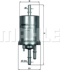 KNECHT KL 156/3 - Bränslefilter xdelar.se