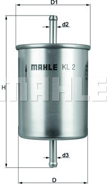 KNECHT KL 2 - Bränslefilter xdelar.se