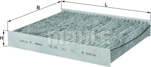 KNECHT LAK 293 - Filter, kupéventilation xdelar.se