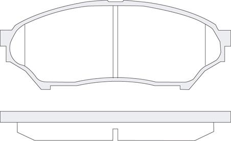 Magneti Marelli PF1084 - Bromsbeläggssats, skivbroms xdelar.se