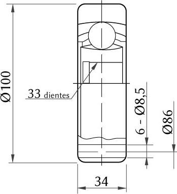 KSH EUROPE 1860.0078001 - Ledsats, drivaxel xdelar.se