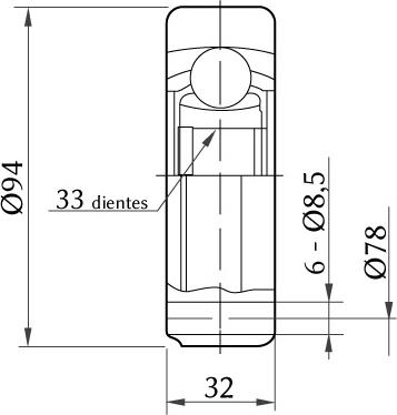 KSH EUROPE 1860.0078002 - Ledsats, drivaxel xdelar.se