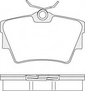 Magneti Marelli PF0370 - Bromsbeläggssats, skivbroms xdelar.se