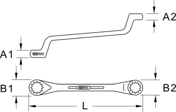 KS Tools BT521300 - Monteringsverktyg, fläkt (vätskefriktionskoppling) xdelar.se