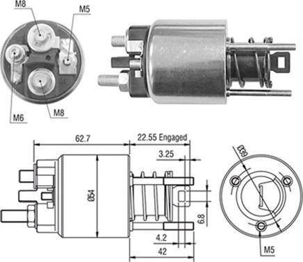 Magneti Marelli AME0423 - Startmotor xdelar.se