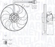 Magneti Marelli 069422877010 - Fläkt, kylare xdelar.se