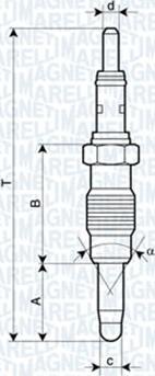 Magneti Marelli 062900011304 - Glödstift xdelar.se