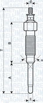 Magneti Marelli 062900065304 - Glödstift xdelar.se