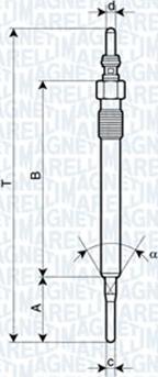 Magneti Marelli 062900061304 - Glödstift xdelar.se