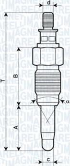 Magneti Marelli 062900056304 - Glödstift xdelar.se