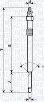 Magneti Marelli 062900024304 - Glödstift xdelar.se