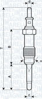 Magneti Marelli 062900046304 - Glödstift xdelar.se