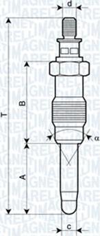 Magneti Marelli 062587001304 - Glödstift xdelar.se