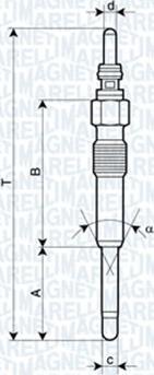 Magneti Marelli 062900085304 - Glödstift xdelar.se