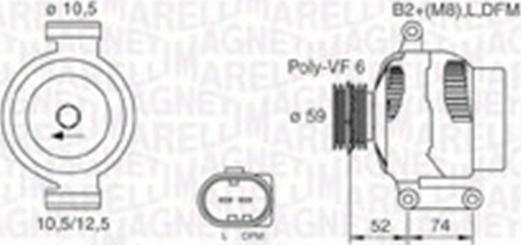 Magneti Marelli 063730003010 - Generator xdelar.se