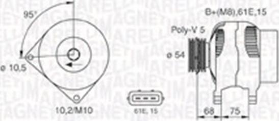 Magneti Marelli 063730025010 - Generator xdelar.se