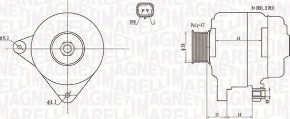 Magneti Marelli 063731959010 - Generator xdelar.se