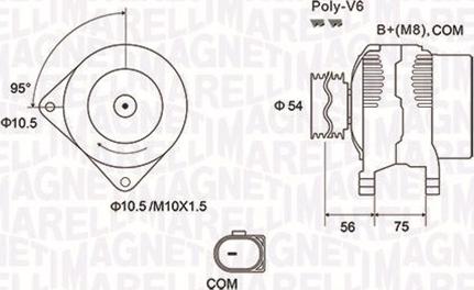 Magneti Marelli 063731904010 - Generator xdelar.se