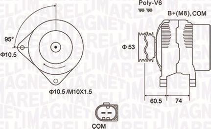 Magneti Marelli 063731905010 - Generator xdelar.se