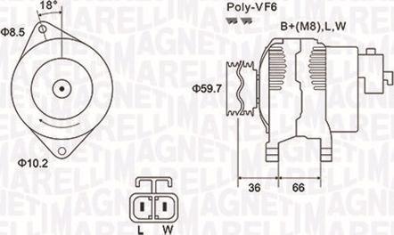 Magneti Marelli 063731901010 - Generator xdelar.se