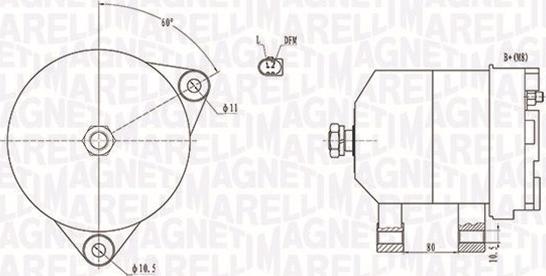 Magneti Marelli 063731913010 - Generator xdelar.se