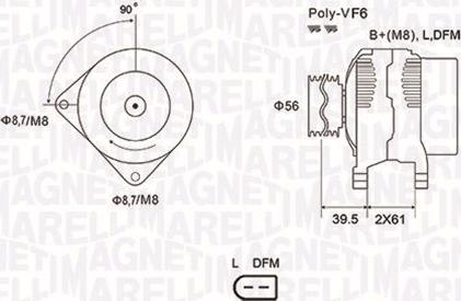 Magneti Marelli 063731912010 - Generator xdelar.se