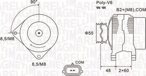 Magneti Marelli 063731974010 - Generator xdelar.se