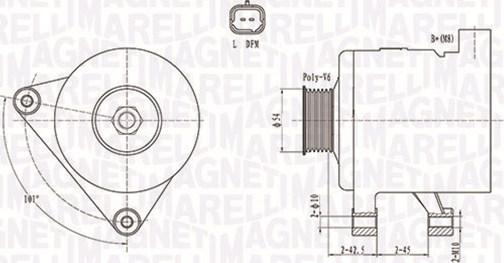 Magneti Marelli 063731498010 - Generator xdelar.se