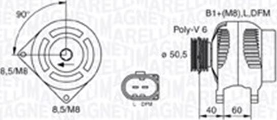 Magneti Marelli 063731542010 - Generator xdelar.se