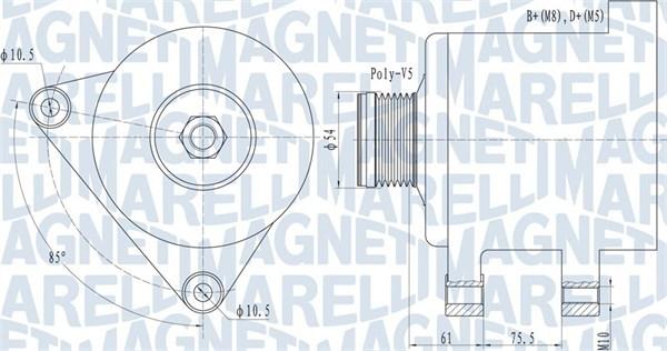 Magneti Marelli 063731559010 - Generator xdelar.se